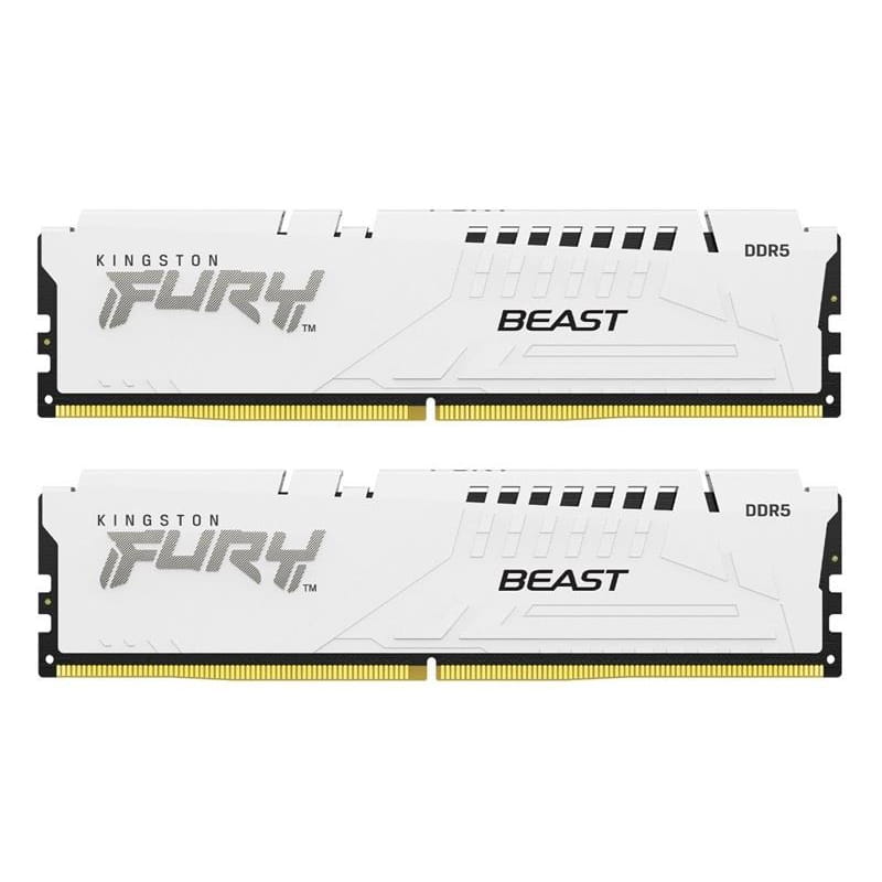 Модуль памяти DDR5 2х32GB/5600 Kingston Fury Beast White (KF556C36BWEK2-64)