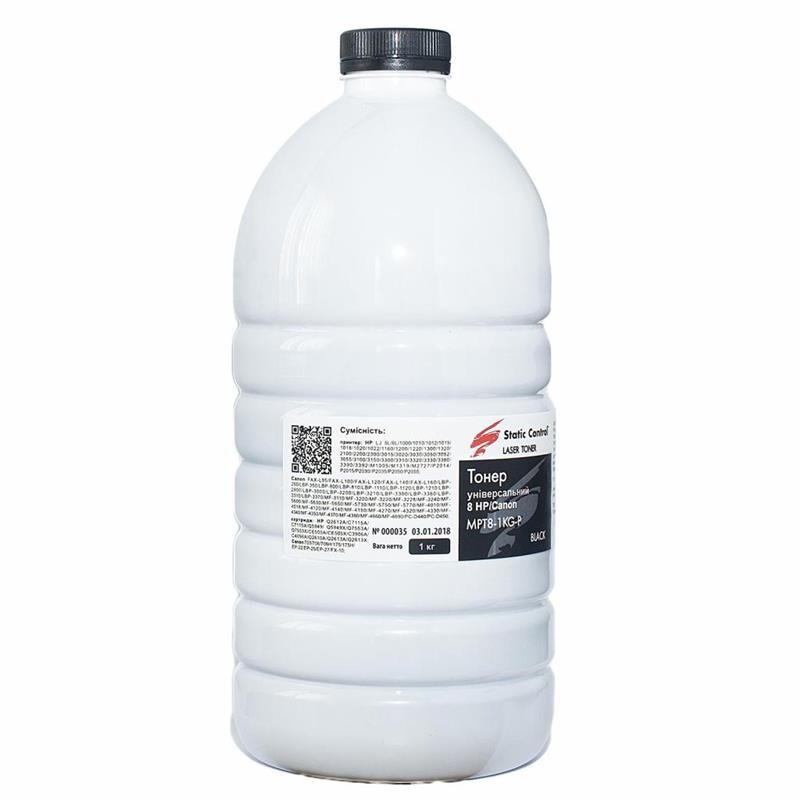 Тонер SCC (MPT8-1KG-P) HP LJ універсальний Black 1000г