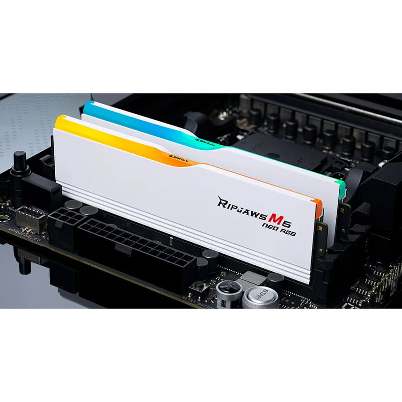 Модуль пам`ятi DDR5 2x16GB/6000 G.Skill Ripjaws M5 Neo RGB White (F5-6000J3636F16GX2-RM5NRW)