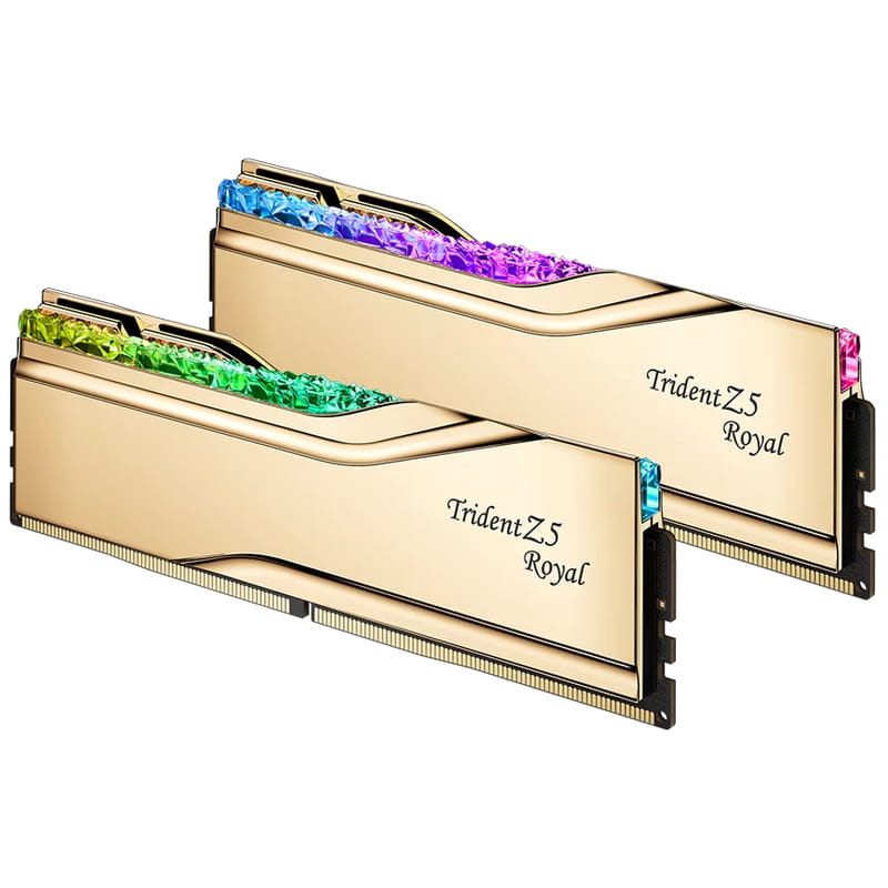 Модуль памяти DDR5 2x32GB/6000 G.Skill Trident Z5 Royal Gold (F5-6000J2836G32GX2-TR5G)