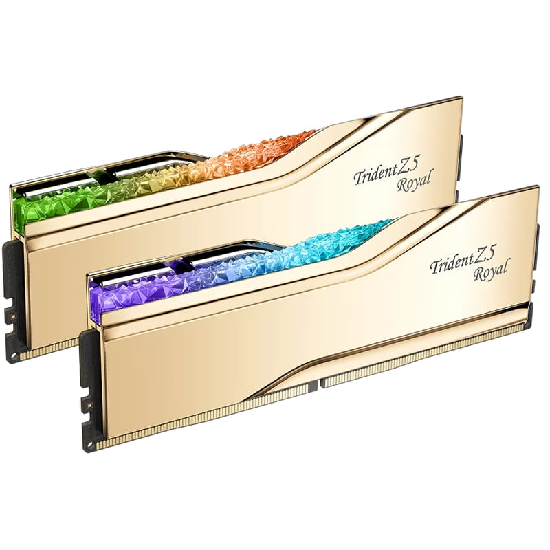 Модуль памяти DDR5 2x32GB/6000 G.Skill Trident Z5 Royal Gold (F5-6000J2836G32GX2-TR5G)