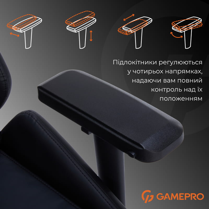 Кресло для геймеров GamePro GC695B Black