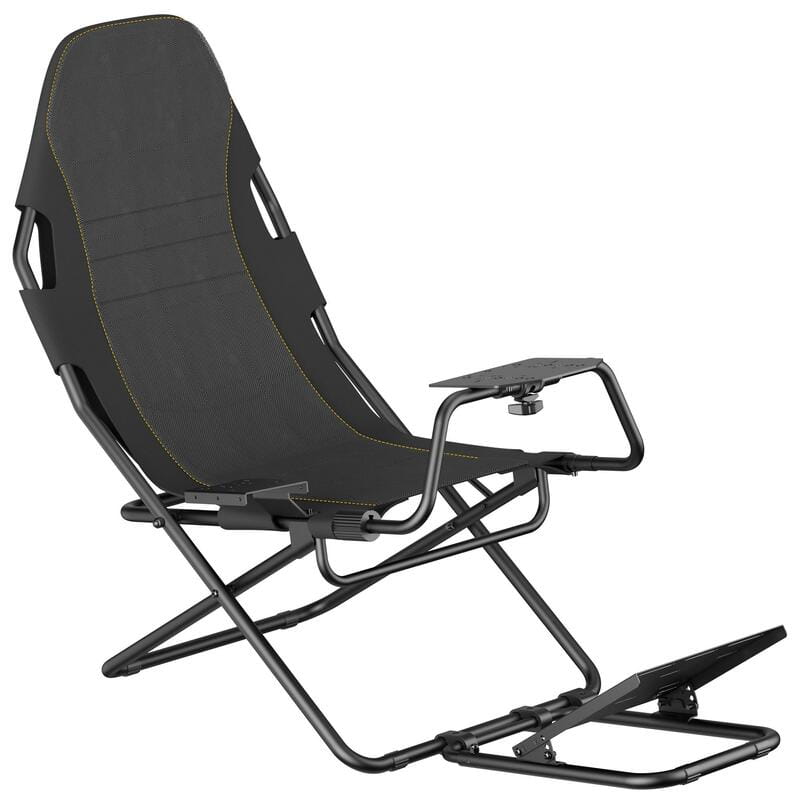 Кресло-кокпит с креплением для руля, педалей и коробки передач GamePro RS400B Black