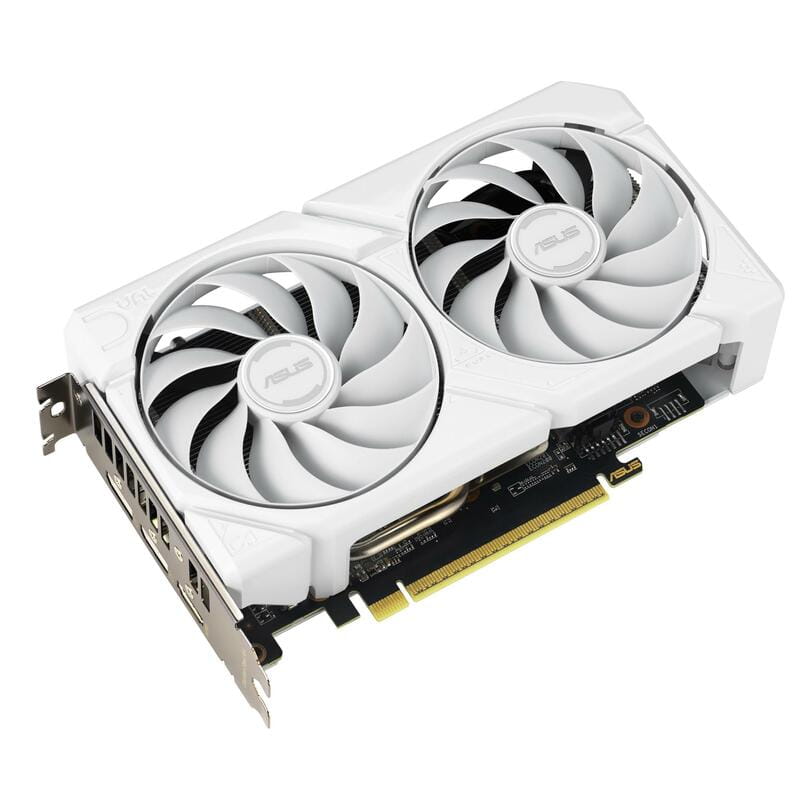 Відеокарта AMD Radeon RX 9060 XT 16GB GDDR6 Dual White Asus (DUAL-RX9060XT-16G-WHITE)