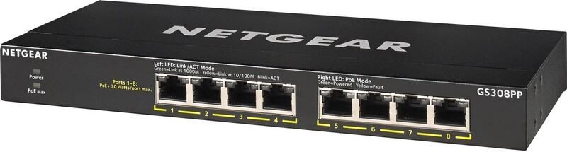 Коммутатор Netgear GS308PP-100EUS