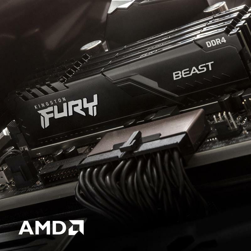 Модуль памяти DDR4 2x16GB/3200 Kingston Fury Beast Black (KF432C16BB1K2/32WP)