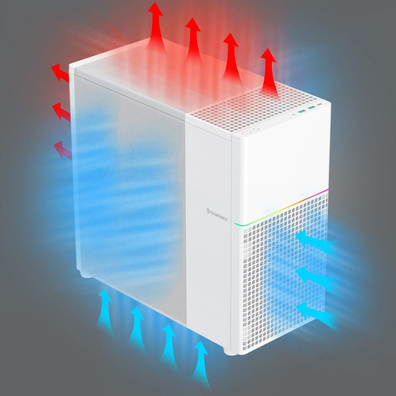 Корпус GameMax P31 White