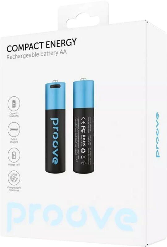 Акумулятори Proove Compact Energy AA/HR06 Li-ion 2400 mAh BL 2 шт