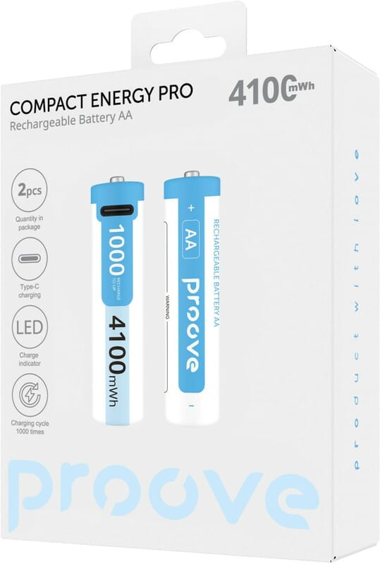 Акумулятори Proove Compact Energy Pro AA/HR06 Li-ion 2700 mAh BL 2 шт