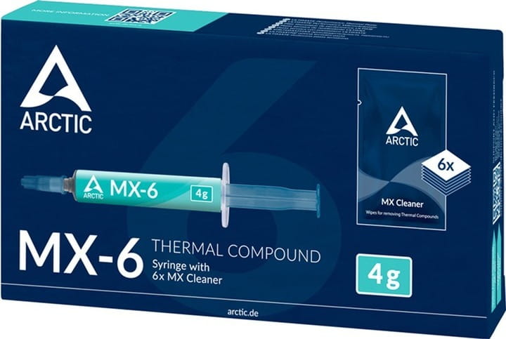 Термопаста Arctic MX-6 4 г + 6x MX Cleaner (ACTCP00084A)
