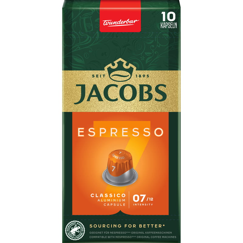 Кава в капсулах Jacobs Espresso 7 Classico 10 шт