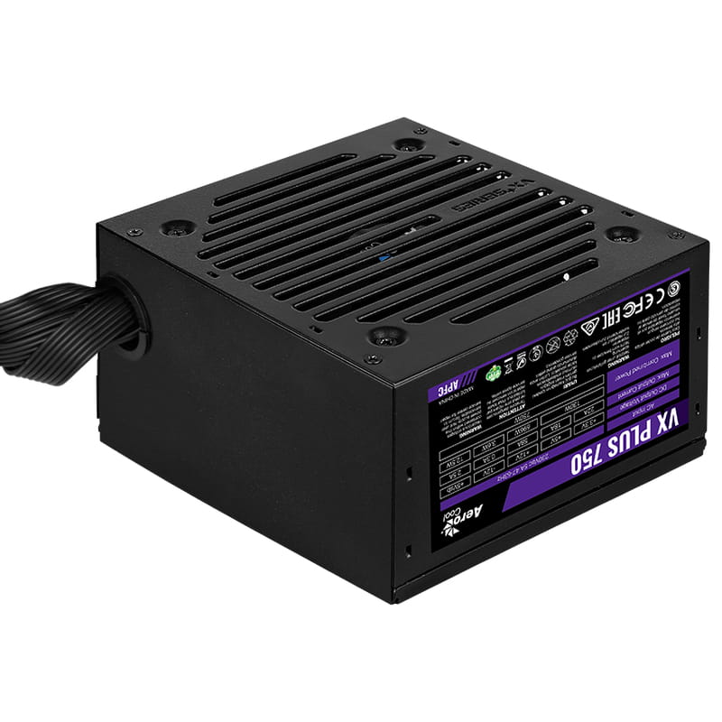Блок питания AeroCool VX Plus Stealth 750 (ACPN-VS75AEY.12) 750W