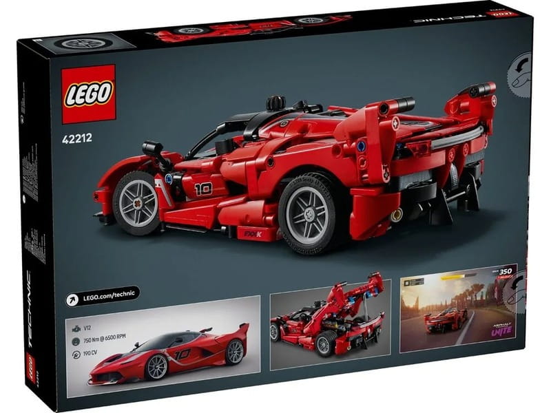 Конструктор LEGO Technic Ferrari FXX K (42212)