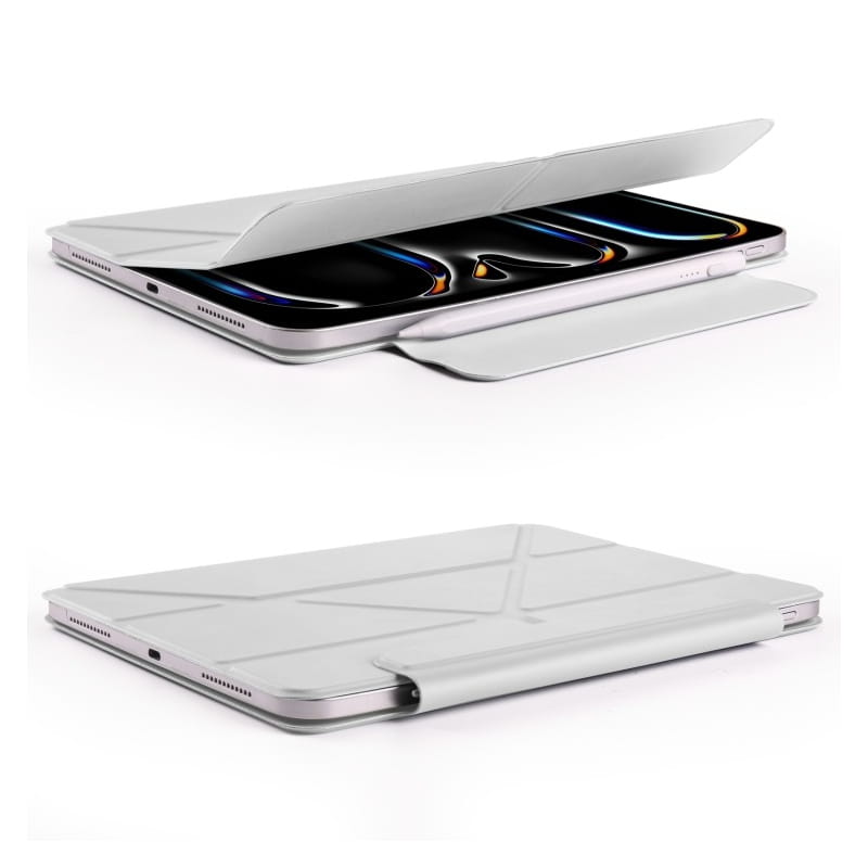 Чехол-книжка BeCover Ultra Slim Origami Magnetic для Apple iPad Pro 11 M4 (2024) Gray (712962)