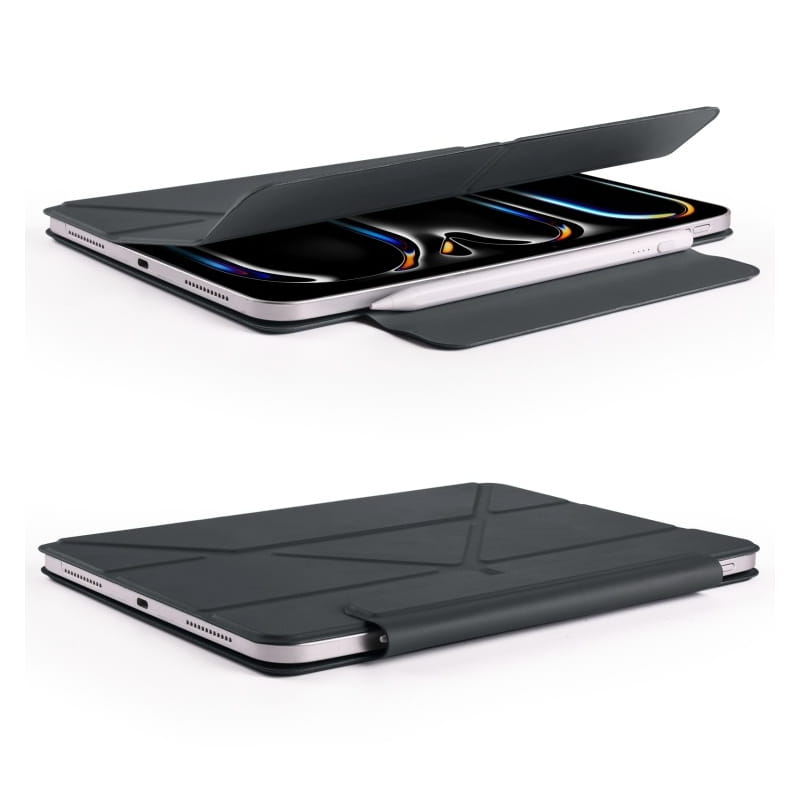 Чехол-книжка BeCover Ultra Slim Origami Magnetic для Apple iPad Pro 13 (2024) Black (712964)