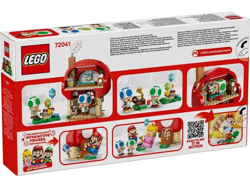 Конструктор LEGO Super Mario Вечірка в будинку Toad (72041)