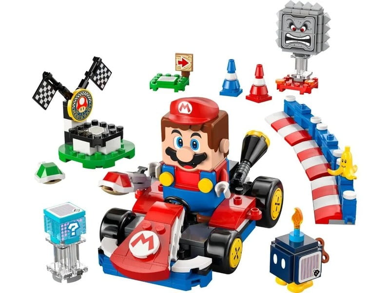 Конструктор LEGO Super Mario Mario Kart – Interactive Mario та Standard Kart (72043)