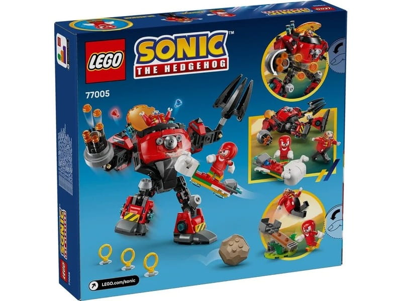 Конструктор LEGO Sonic Knuckles vs. Dr. Eggman Egg Crusher Mech (77005)