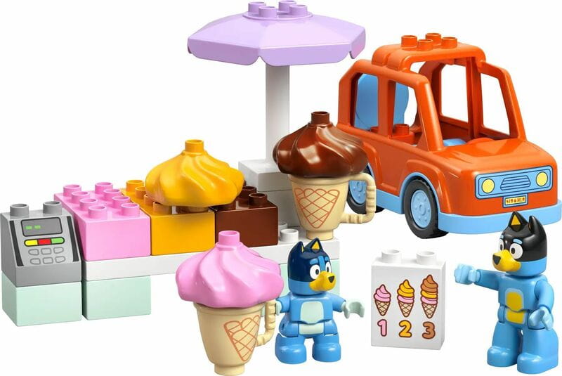 Конструктор LEGO Duplo Bluey Подорож із морозивом із Блуї (10458)