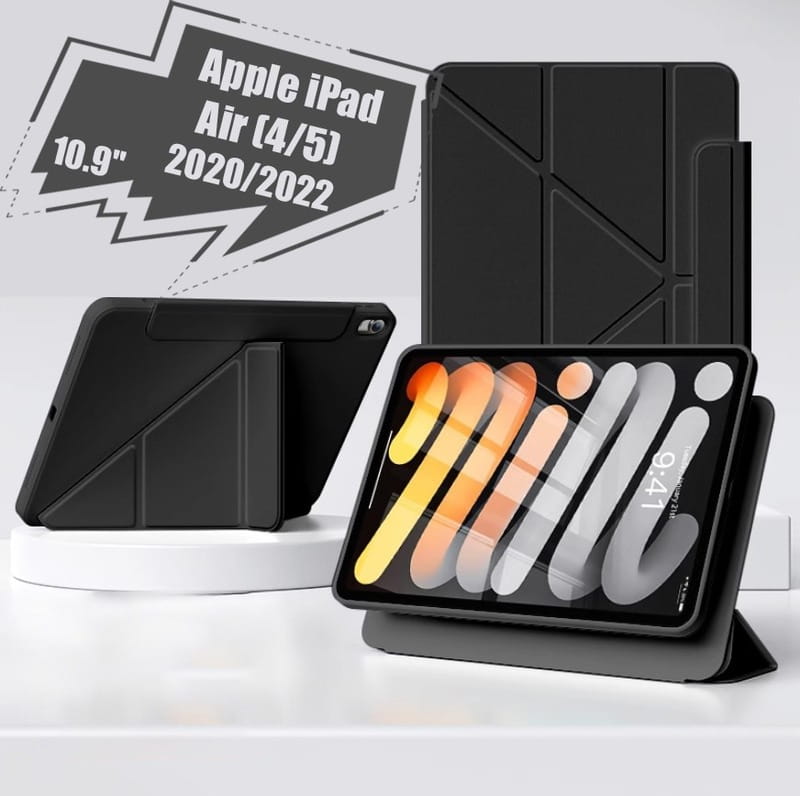 Чехол-книжка BeCover Ultra Slim Origami Flex для Apple iPad Air 4/5 10.9 (2020/2022) Black (712973)