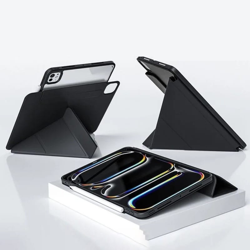 Чохол-книжка BeCover Ultra Slim Origami Flex для Apple iPad Pro 11 M4 (2024) Black (712977)