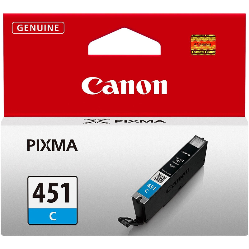 Картридж CANON (CLI-451) iP7240/MG5240/MG5540/MG6340/MG6440/MG7140/MX924 (6524B001) Cyan