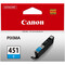Фото - Картридж CANON (CLI-451) iP7240/MG5240/MG5540/MG6340/MG6440/MG7140/MX924 (6524B001) Cyan | click.ua