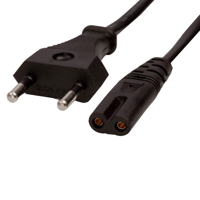Кабель питания ProfCable8-150 2pin, 1,5 м, Black