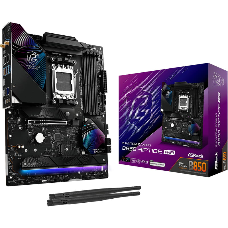 Материнська плата ASRock B850 Riptide WiFi Socket AM5