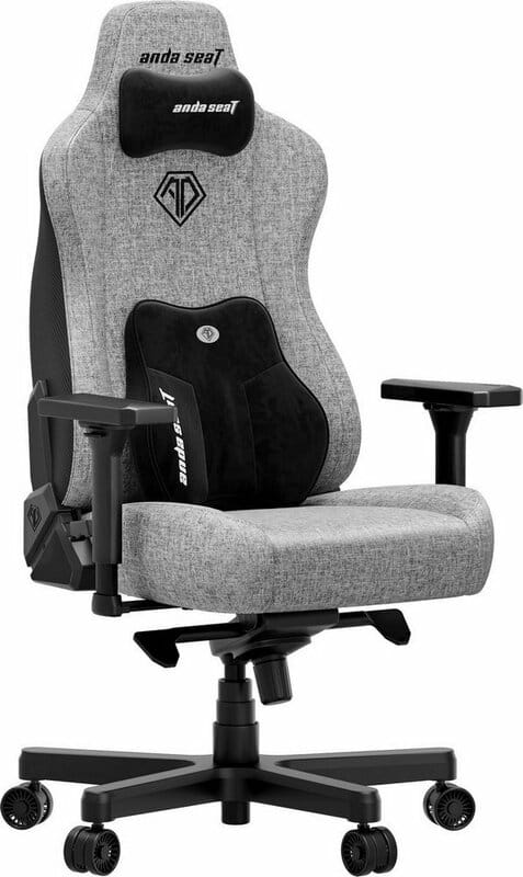 Кресло для геймеров Anda Seat Kaiser 3E XL Grey Fabric (AD23YC-XL-09-G-CF-G01)