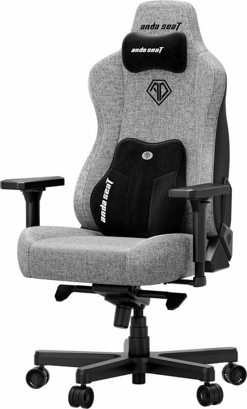 Кресло для геймеров Anda Seat Kaiser 3E XL Grey Fabric (AD23YC-XL-09-G-CF-G01)