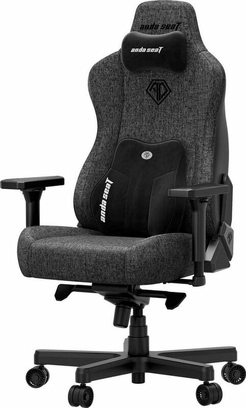 Кресло для геймеров Anda Seat Kaiser 3E XL Dark Gray Fabric (AD23YC-XL-09-GB-CF-G01)