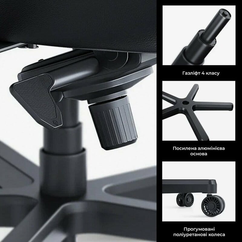 Кресло для геймеров Anda Seat Kaiser 4 V2 Size XL PVC Black (AD12YDDC-XLL-20-B-PV/C-03)
