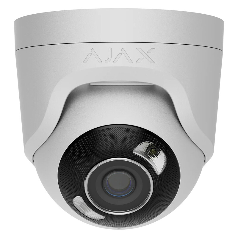 IP-камера Ajax TurretCam HL (8 Mp/2.8 mm) White (126265.197.WH1)