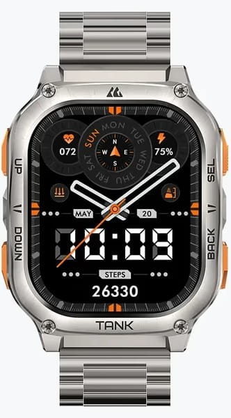 Смарт-годинник Kospet Tank M3 Ultra SE Silver