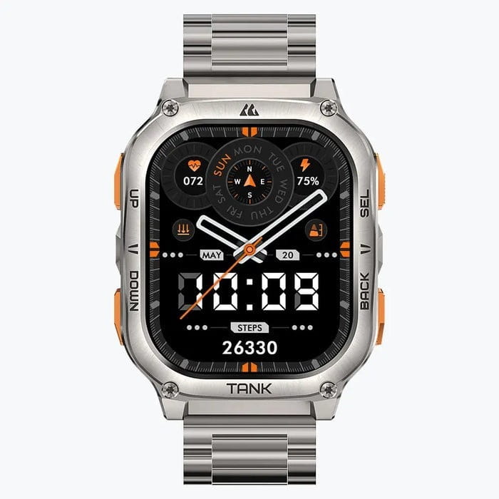 Смарт-годинник Kospet Tank M3 Ultra SE Silver