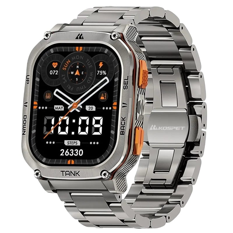 Смарт-годинник Kospet Tank M3 Ultra SE Silver