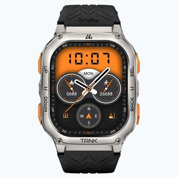 Смарт-годинник Kospet Tank M3 Ultra Silver