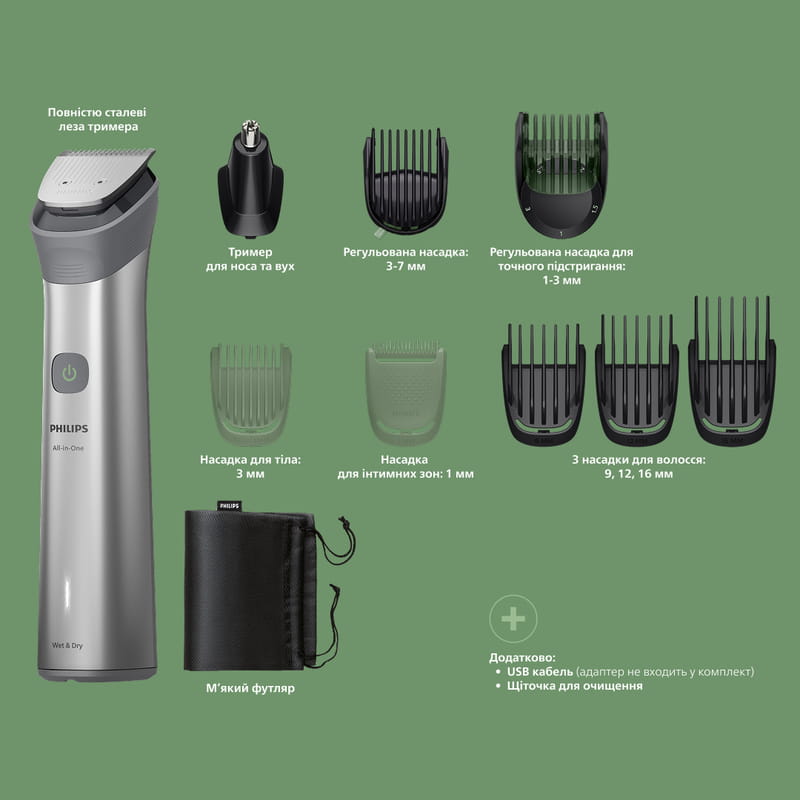 Триммер Philips All-in-One Trimmer 5000 Series MG5931/15