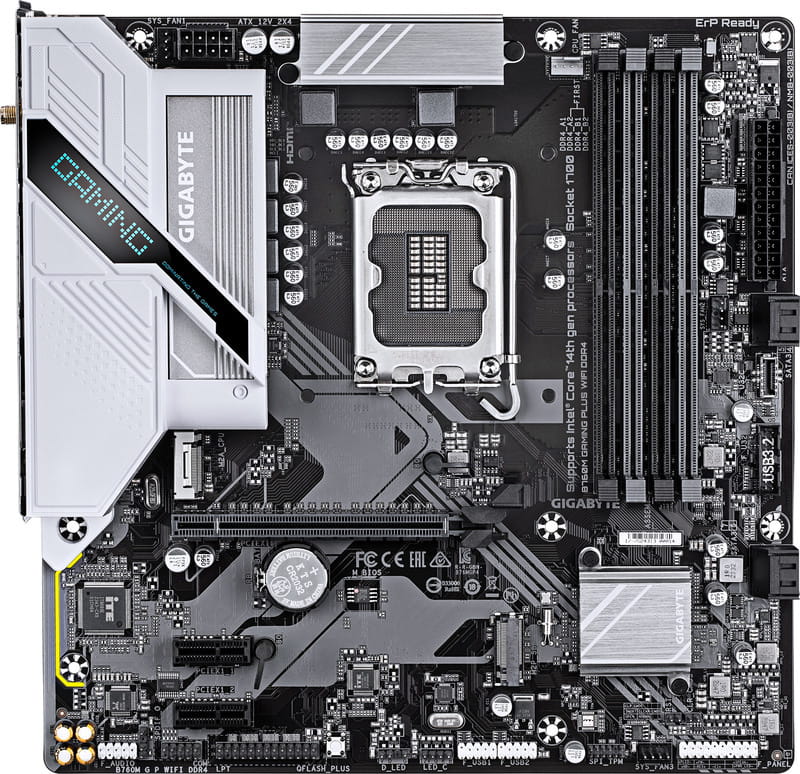 Материнская плата Gigabyte B760M Gaming Plus WiFi DDR4 Socket 1700