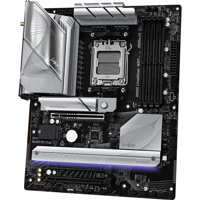 Материнська плата ASRock B850 LiveMixer WiFi Socket AM5