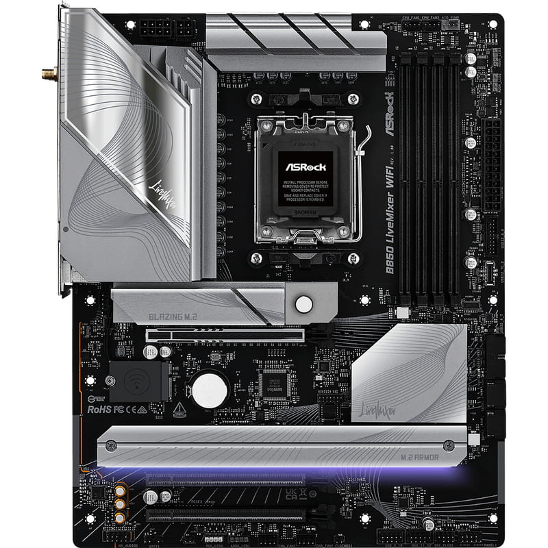 Материнська плата ASRock B850 LiveMixer WiFi Socket AM5