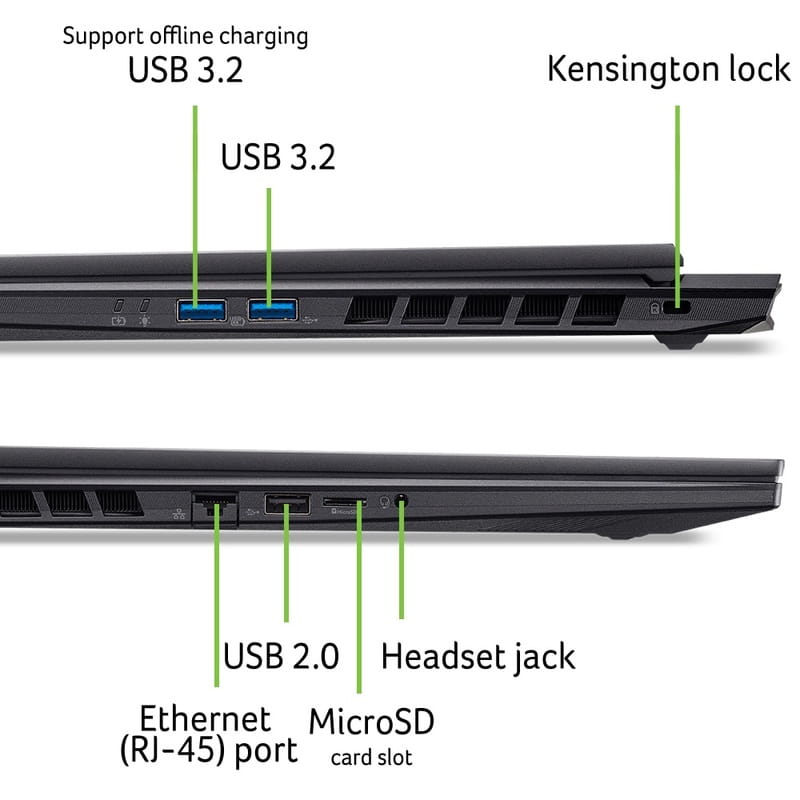 Ноутбук Acer Nitro 18 AI AN18-61-R127 (NH.QYBEU.003) Black