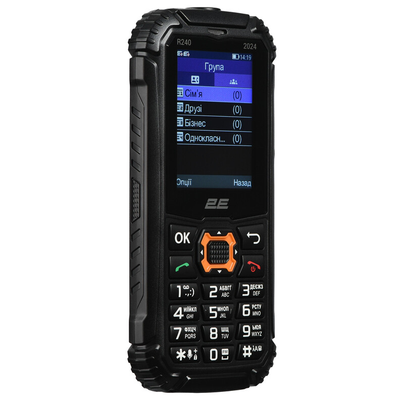 Мобильный телефон 2E R240 2025 Dual Sim Black (694743657623)