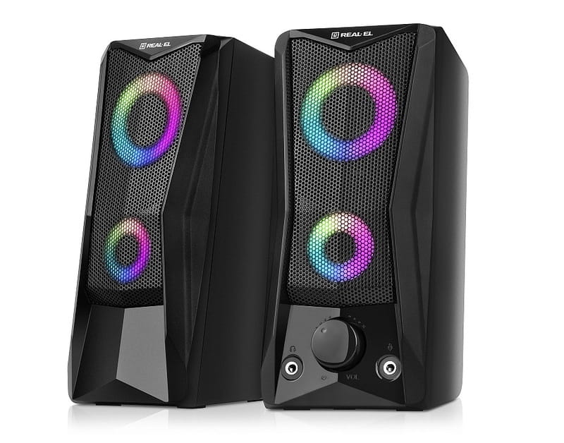 Акустична система REAL-EL S-107 Black