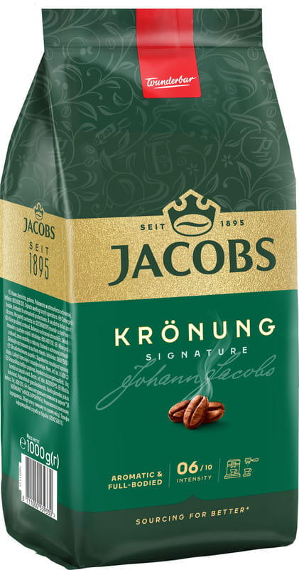 Кофе в зернах Jacobs Kronung 1000 г
