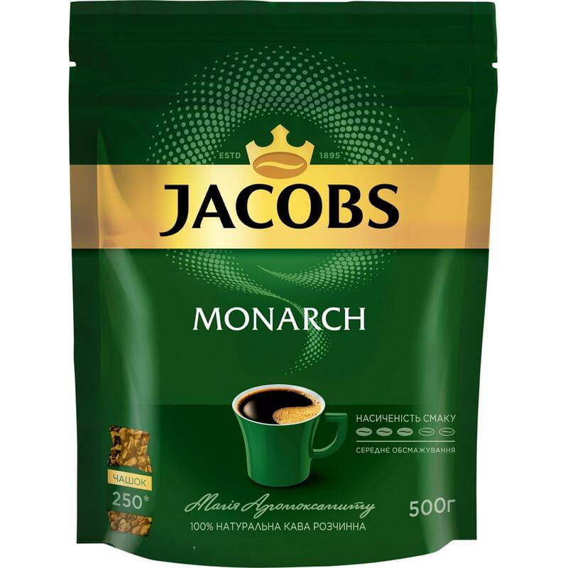 Кофе растворимый Jacobs Monarch 500 г
