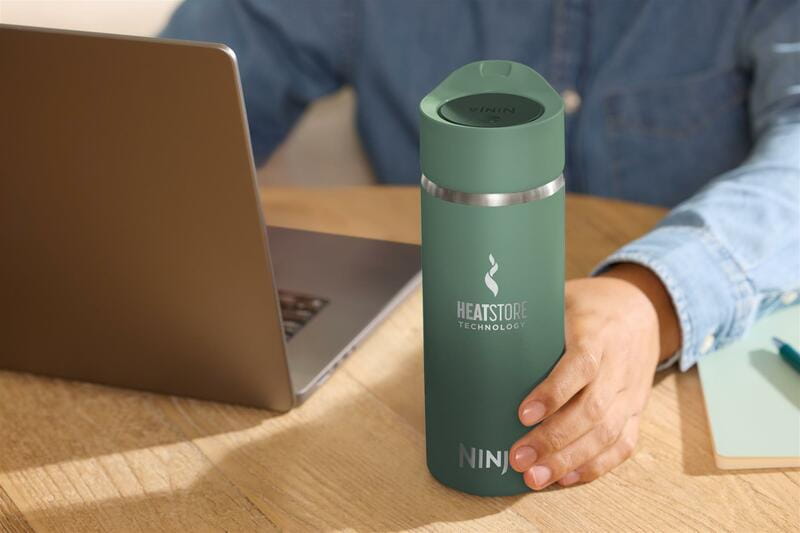 Термопляшка Ninja Sip Perfect Travel Mug 400 мл Green (DW1603EUUKGN)