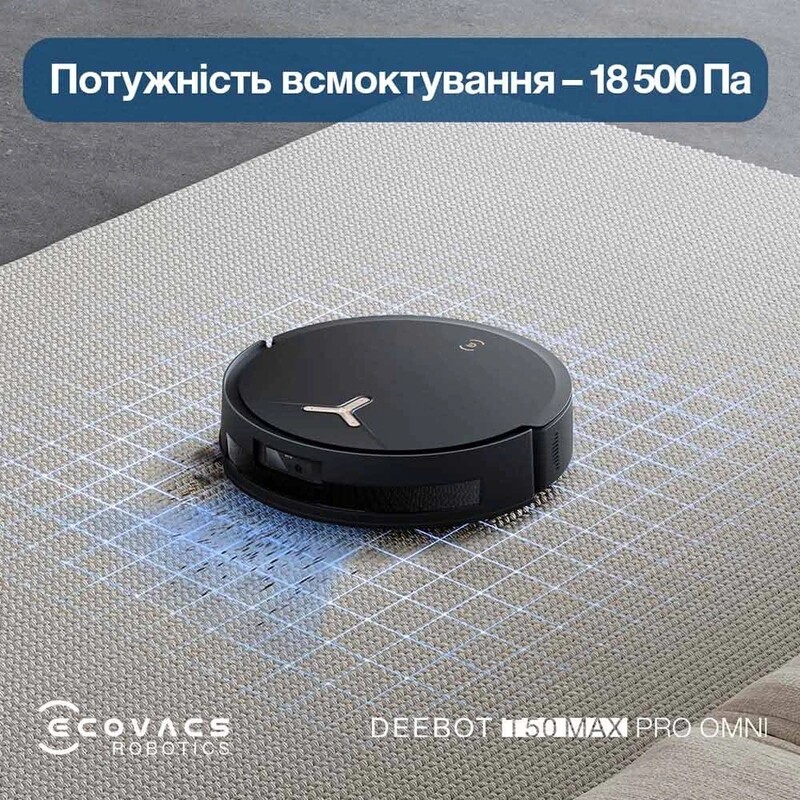 Робот-пилосос Ecovacs Deebot T50 Max Pro Black (DEX54)