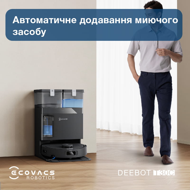 Робот-пылесос Ecovacs Deebot T30C Black (DLX71)